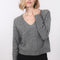 PULL COL V - BRUNO - BROWN PULL NEW KOOKAI Mode Kookai