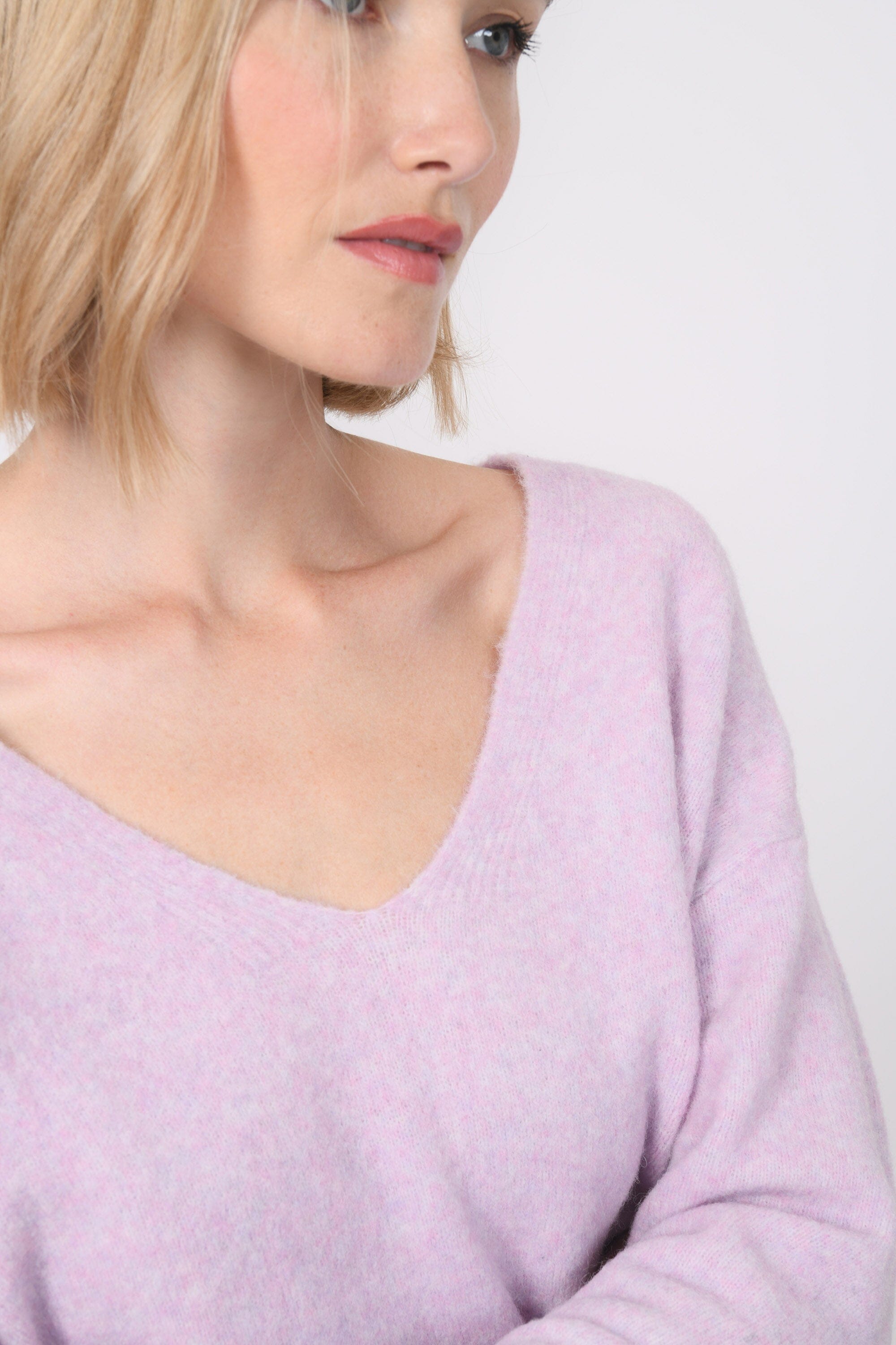 PULL COL V - BRUNO - LILAS PULL NEW KOOKAI Mode Kookai