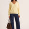 PULL COL V - D-CURT - JAUNE PULL NEW KOOKAI Mode Kookai