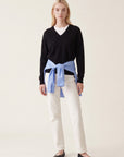 PULL COL V - D-CURT - NOIR PULL NEW KOOKAI Mode Kookai