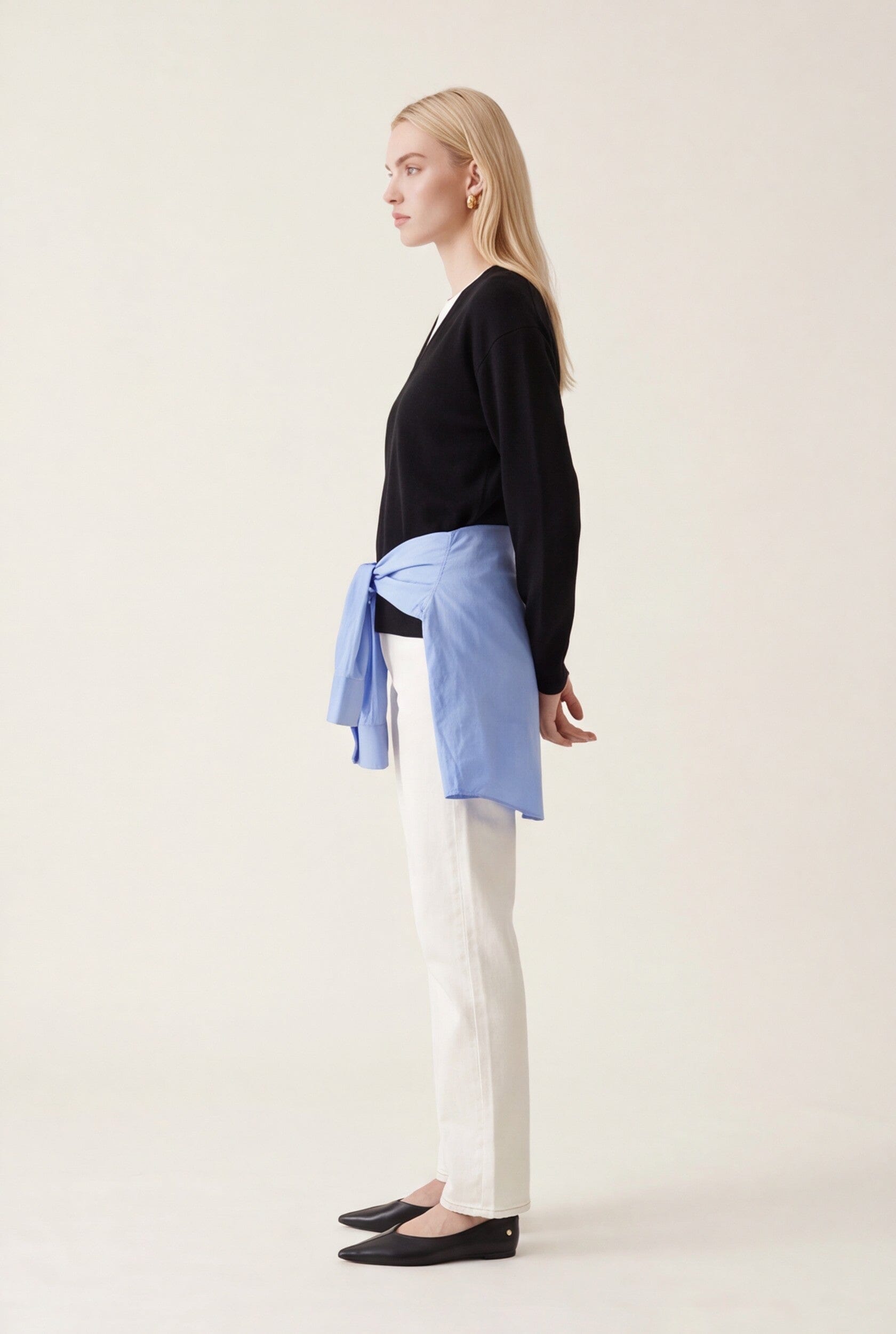 PULL COL V - D-CURT - NOIR PULL NEW KOOKAI Mode Kookai