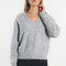 PULL COL V - DANNA - GRIS CHINE PULL KOOKAI Mode Kookai