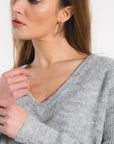 PULL COL V - DANNA - GRIS CHINE PULL KOOKAI Mode Kookai
