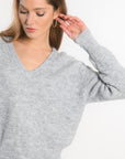 PULL COL V - DANNA - GRIS CHINE PULL KOOKAI Mode Kookai