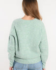 PULL COL V - DANNA - VERT AMANDE PULL KOOKAI Mode Kookai