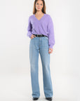PULL COL V - DAYANA - LILAS PULL KOOKAI Mode Kookai