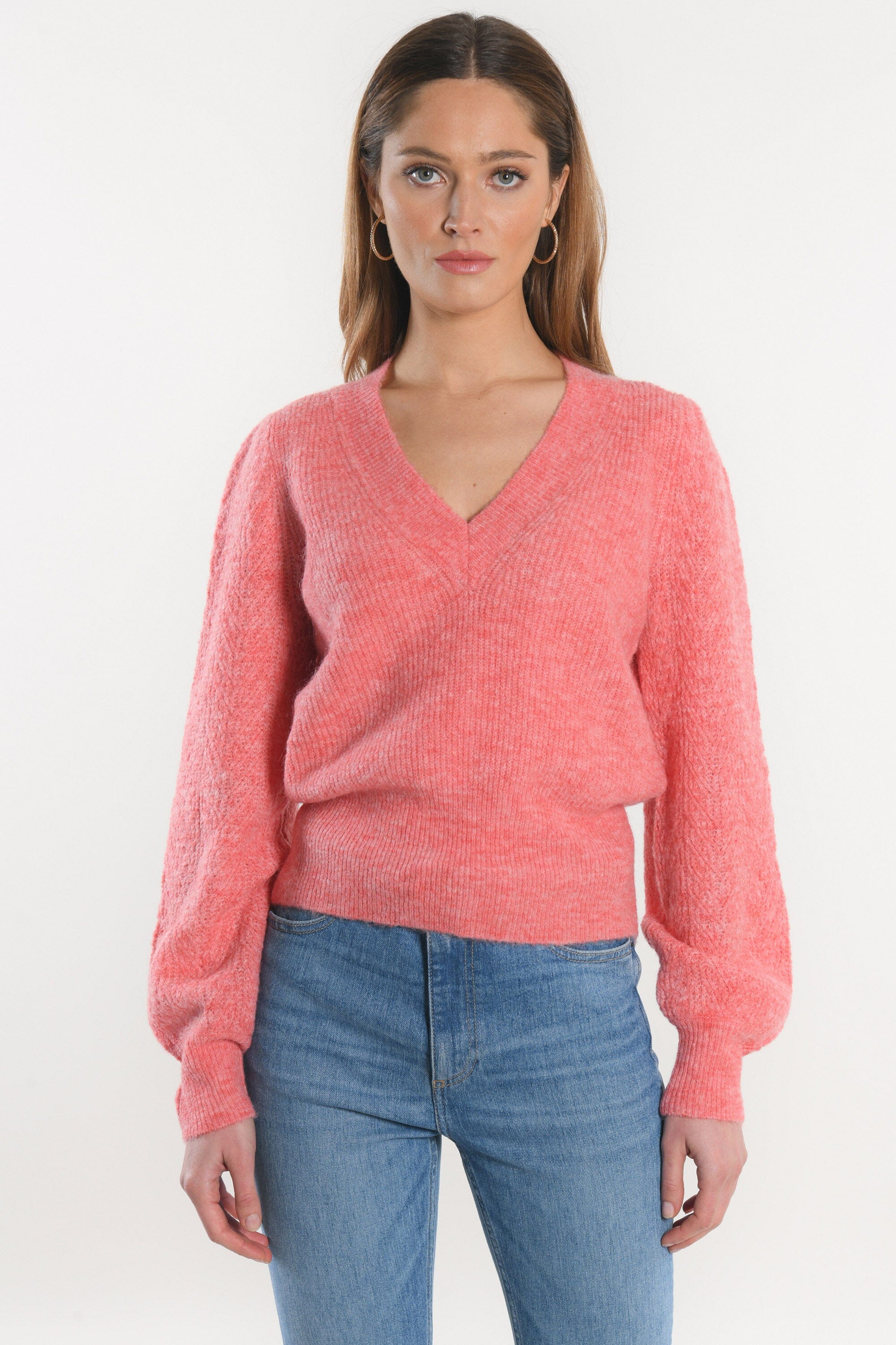 PULL COL V - DAYANA - RAPTUR ROSE PULL KOOKAI Mode Kookai