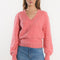 PULL COL V - DAYANA - RAPTUR ROSE PULL KOOKAI Mode Kookai