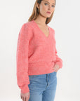 PULL COL V - DAYANA - RAPTUR ROSE PULL KOOKAI Mode Kookai
