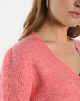 PULL COL V - DAYANA - RAPTUR ROSE PULL KOOKAI Mode Kookai