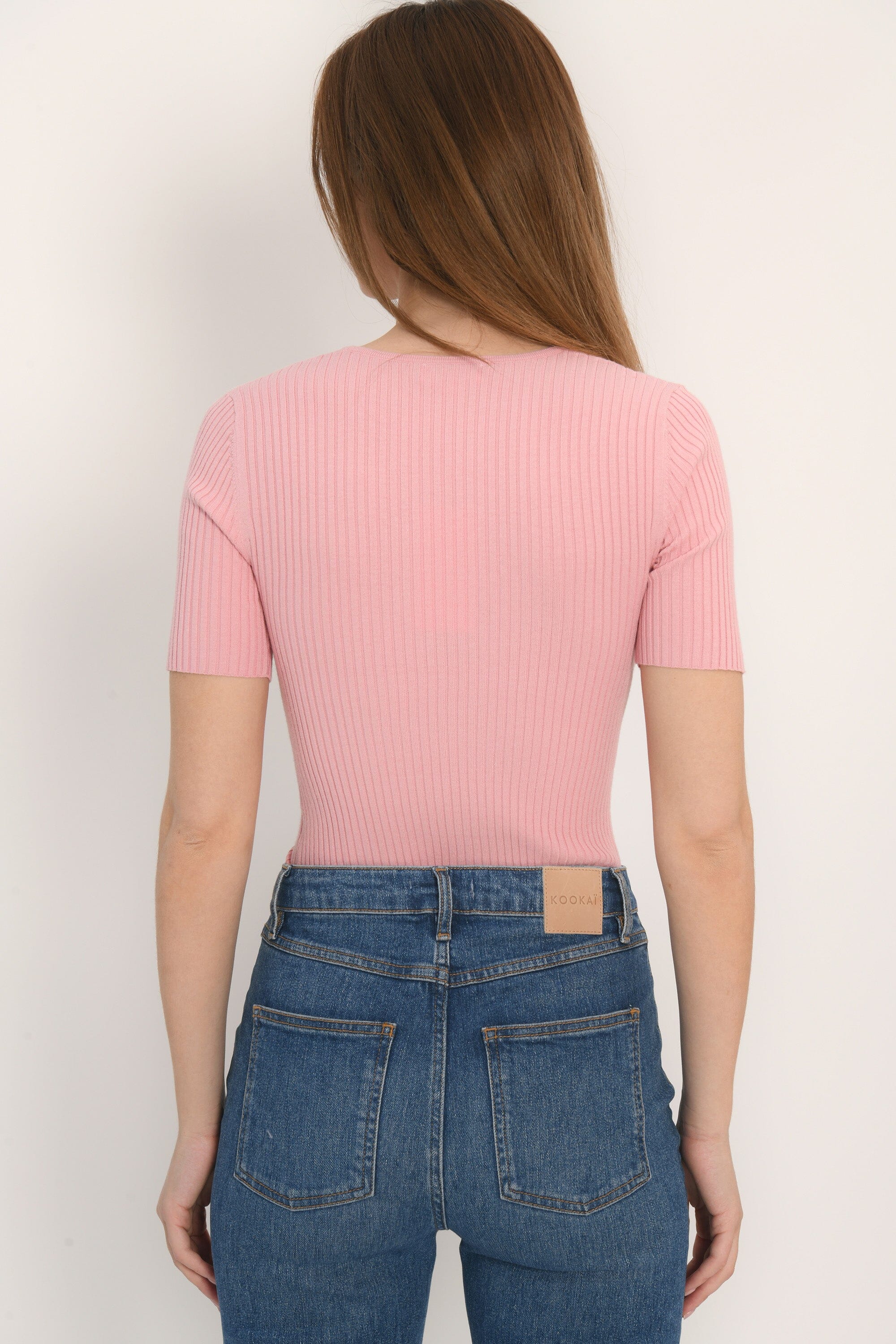 PULL COL V MANCHES COURTES - CANDY - ABBY PULL KOOKAI Mode Kookai