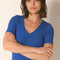 PULL COL V MANCHES COURTES - ÉCRU - ABBY PULL KOOKAI Mode Kookai