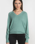 PULL COL V NOLWEEN GREEN PULL KOOKAI Mode Kookai