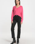 PULL COL V NOLWENN FUSCHIA PULL KOOKAI Mode Kookai