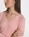 PULL COL V NOLWENN MELLOW ROSE PULL KOOKAI Mode Kookai