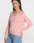 PULL COL V NOLWENN MELLOW ROSE PULL KOOKAI Mode Kookai