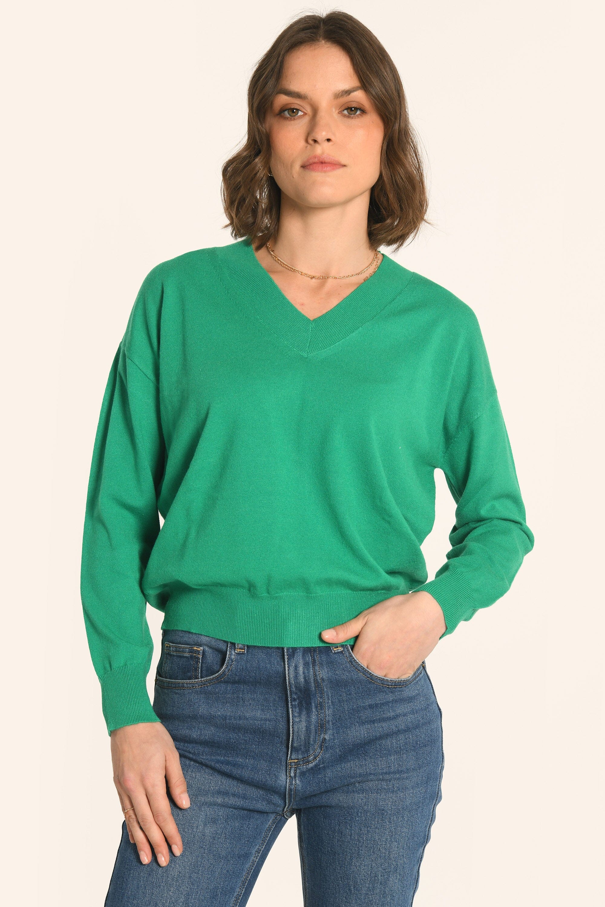 PULL COL V - PRAIRIE - AMELINA PULL KOOKAI Mode Kookai