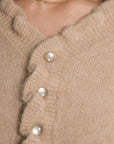 PULL COL V SANDRINE CAMEL PULL KOOKAI Mode Kookai