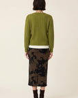 PULL COL V TORSADE - DARI - MATCHA PULL NEW KOOKAI Mode Kookai