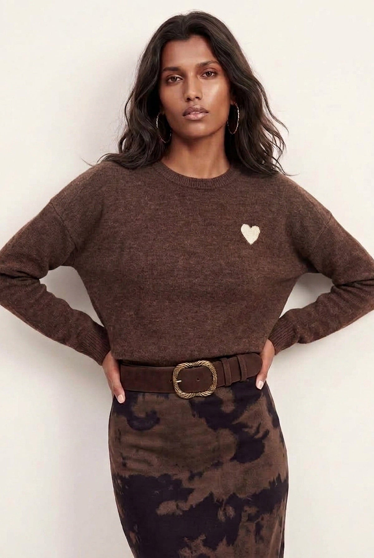 PULL COURT - DANITA - CHOCOLAT PULL NEW KOOKAI Mode Kookai