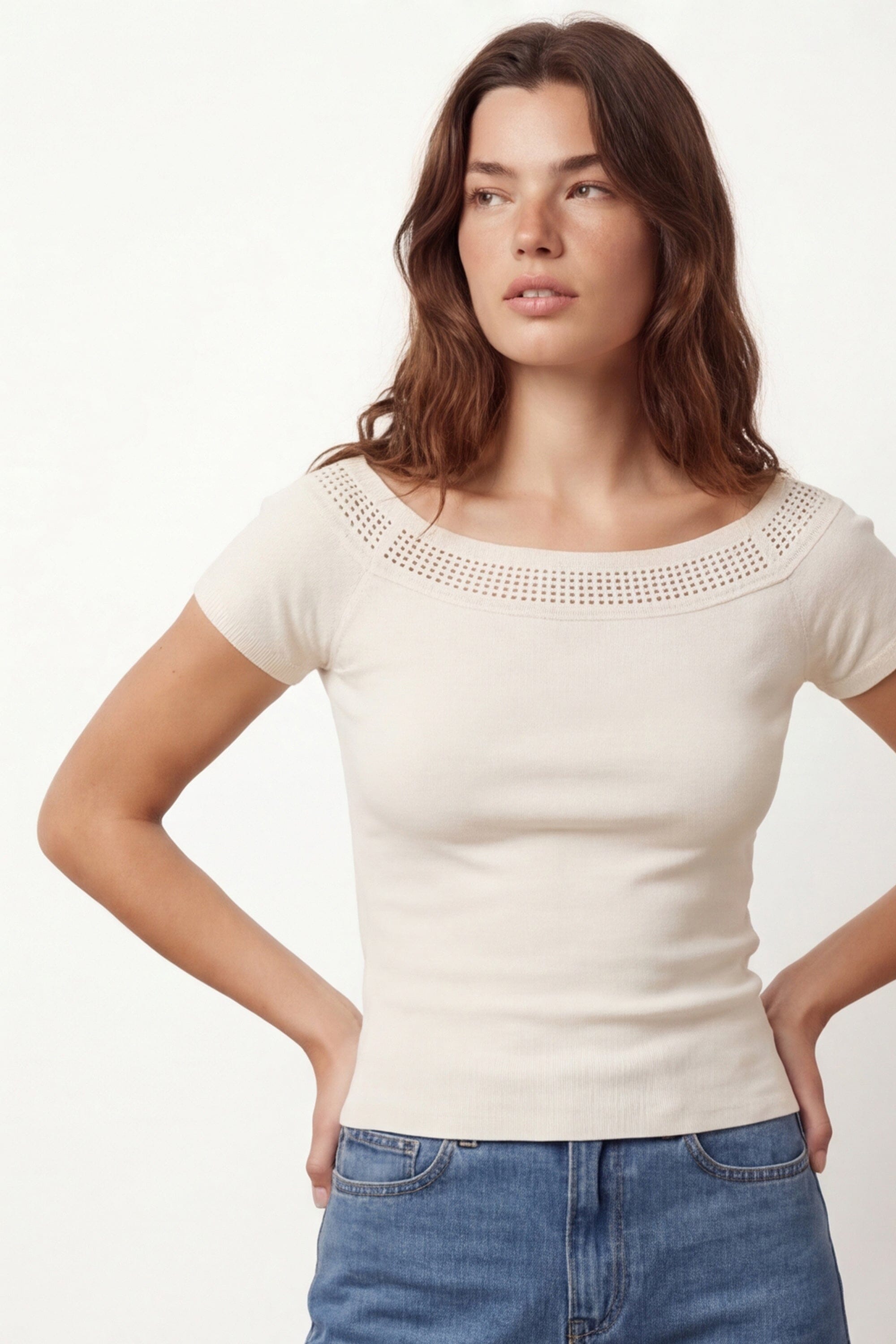 PULL - CRISTIAN - ECRU PULL NEW KOOKAI Mode Kookai