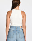 PULL DEBARDEUR COL ROND LOLITA OFF WHITE PULL KOOKAI Mode Kookai