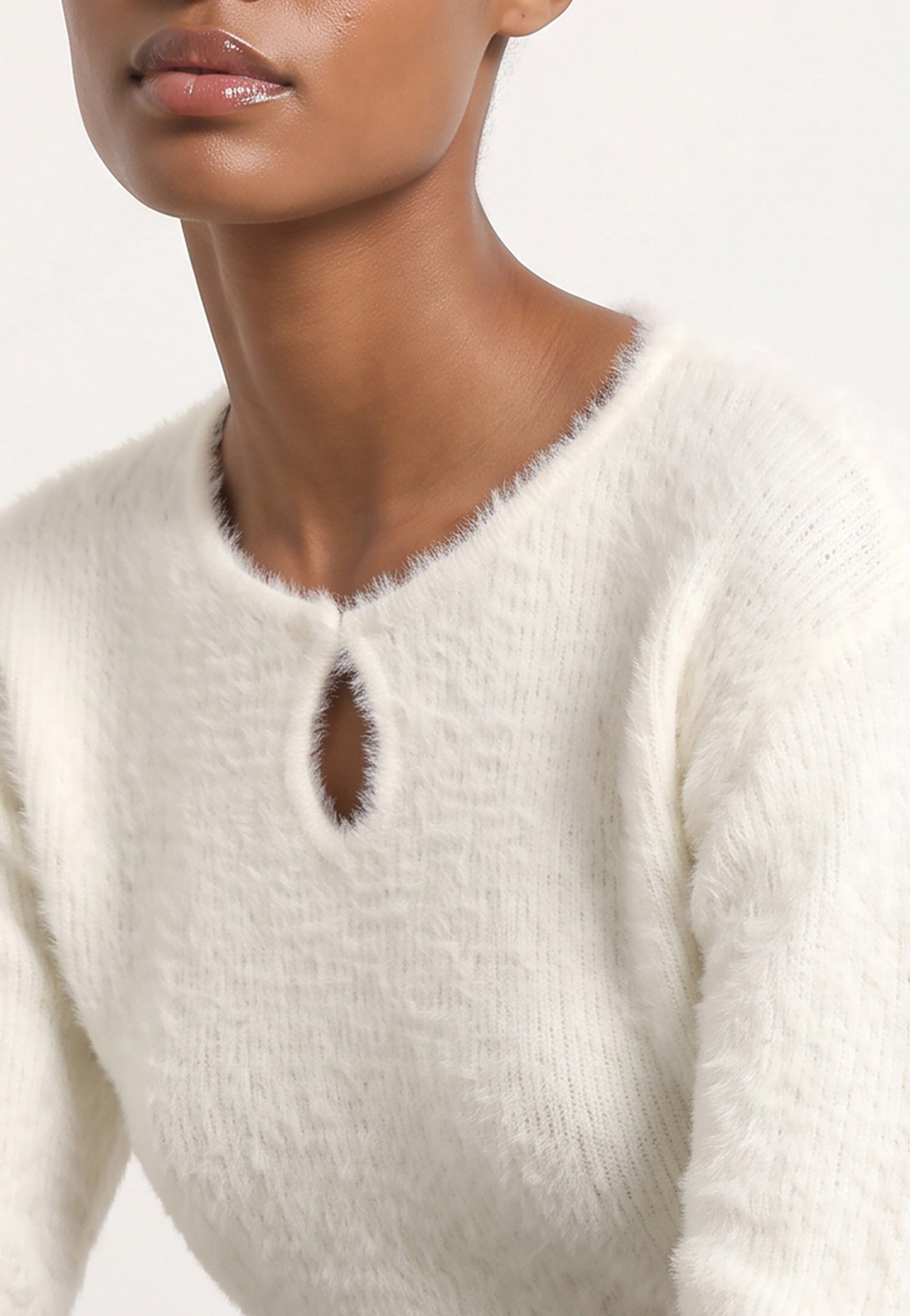 PULL DECOLLETE GOUTE - BELEN - ECRU PULL NEW KOOKAI Mode Kookai