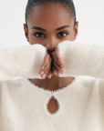PULL DECOLLETE GOUTE - BELEN - ECRU PULL NEW KOOKAI Mode Kookai