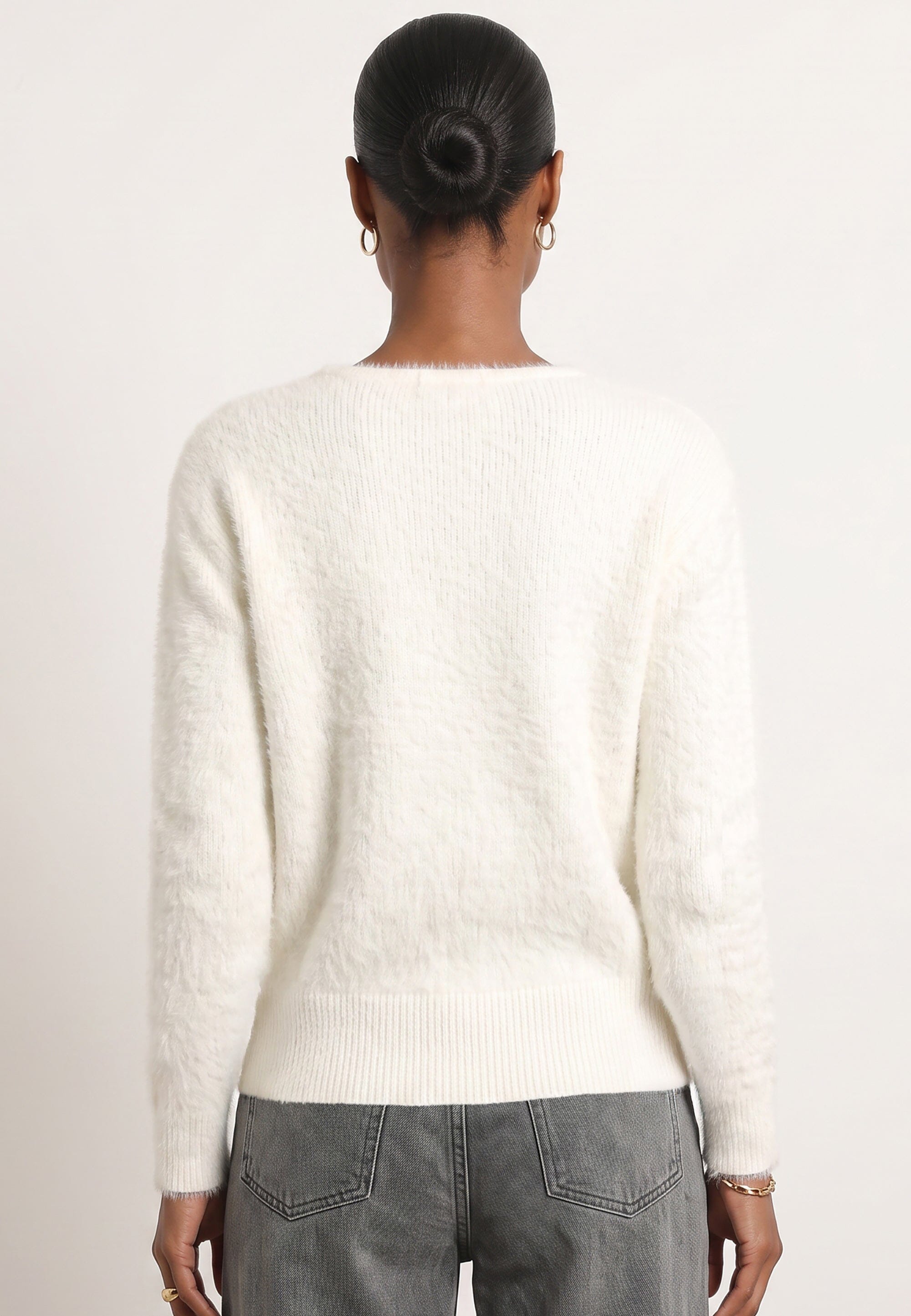 PULL DECOLLETE GOUTE - BELEN - ECRU PULL NEW KOOKAI Mode Kookai