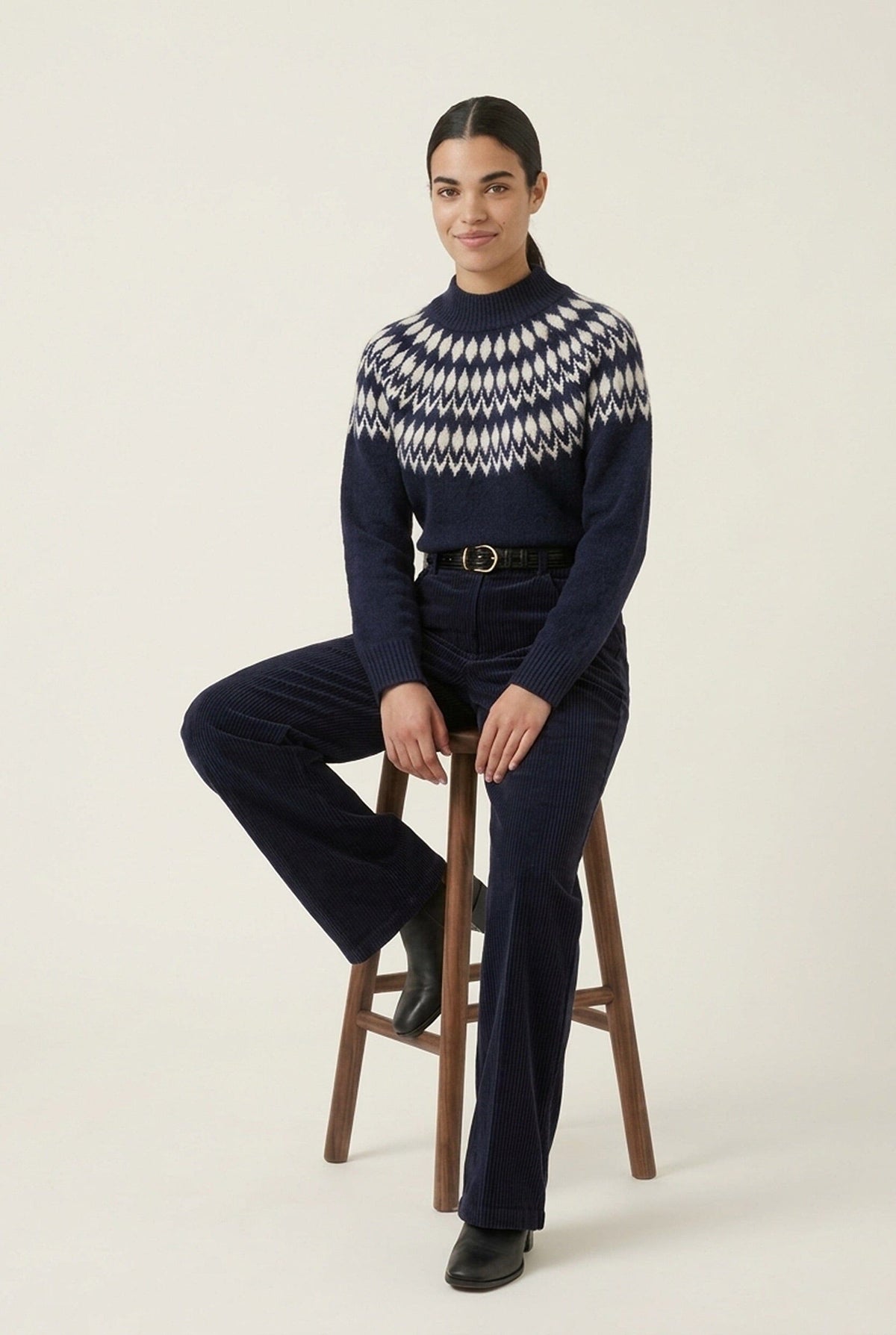 PULL - DEER - NAVY PULL NEW KOOKAI Mode Kookai