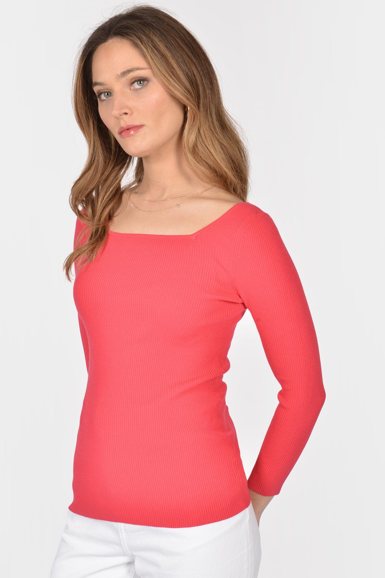 Pull encolure carrée LOLA Strawberry PULL KOOKAI Mode Kookai
