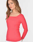 Pull encolure carrée LOLA Strawberry PULL KOOKAI Mode Kookai