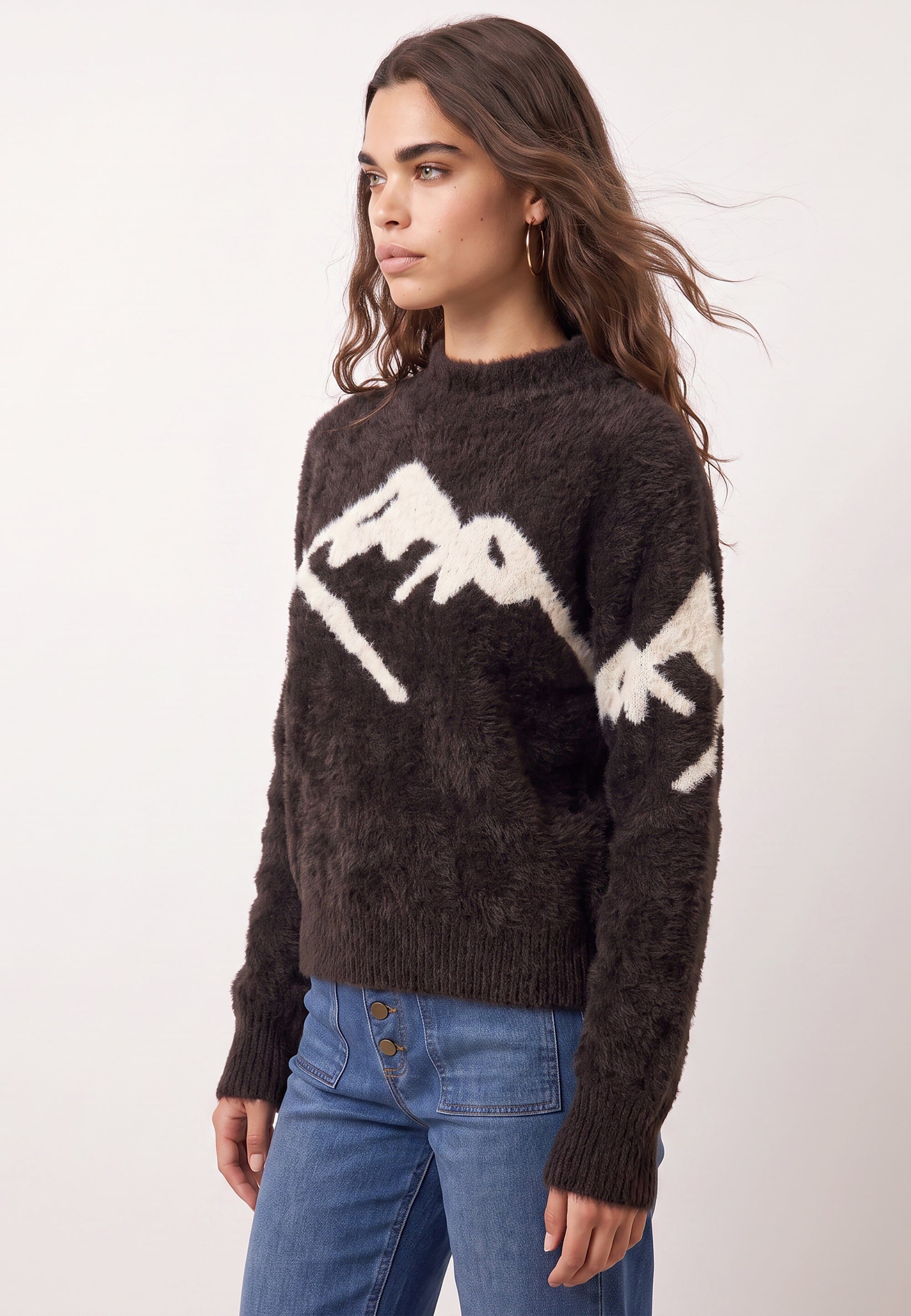 PULL FANTAISIE - BELEN - CHOCO/ECRU PULL NEW KOOKAI Mode Kookai