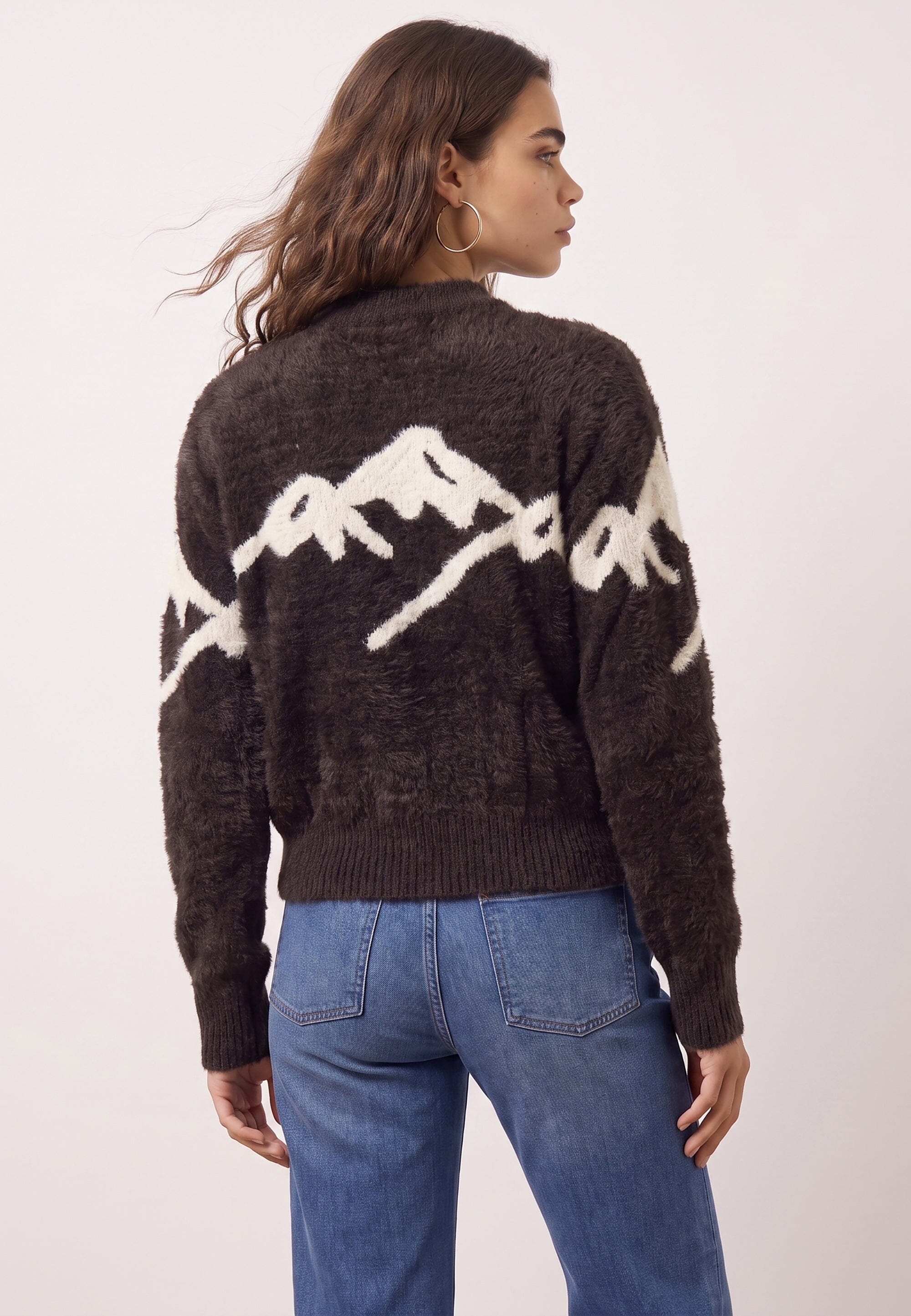 PULL FANTAISIE - BELEN - CHOCO/ECRU PULL NEW KOOKAI Mode Kookai