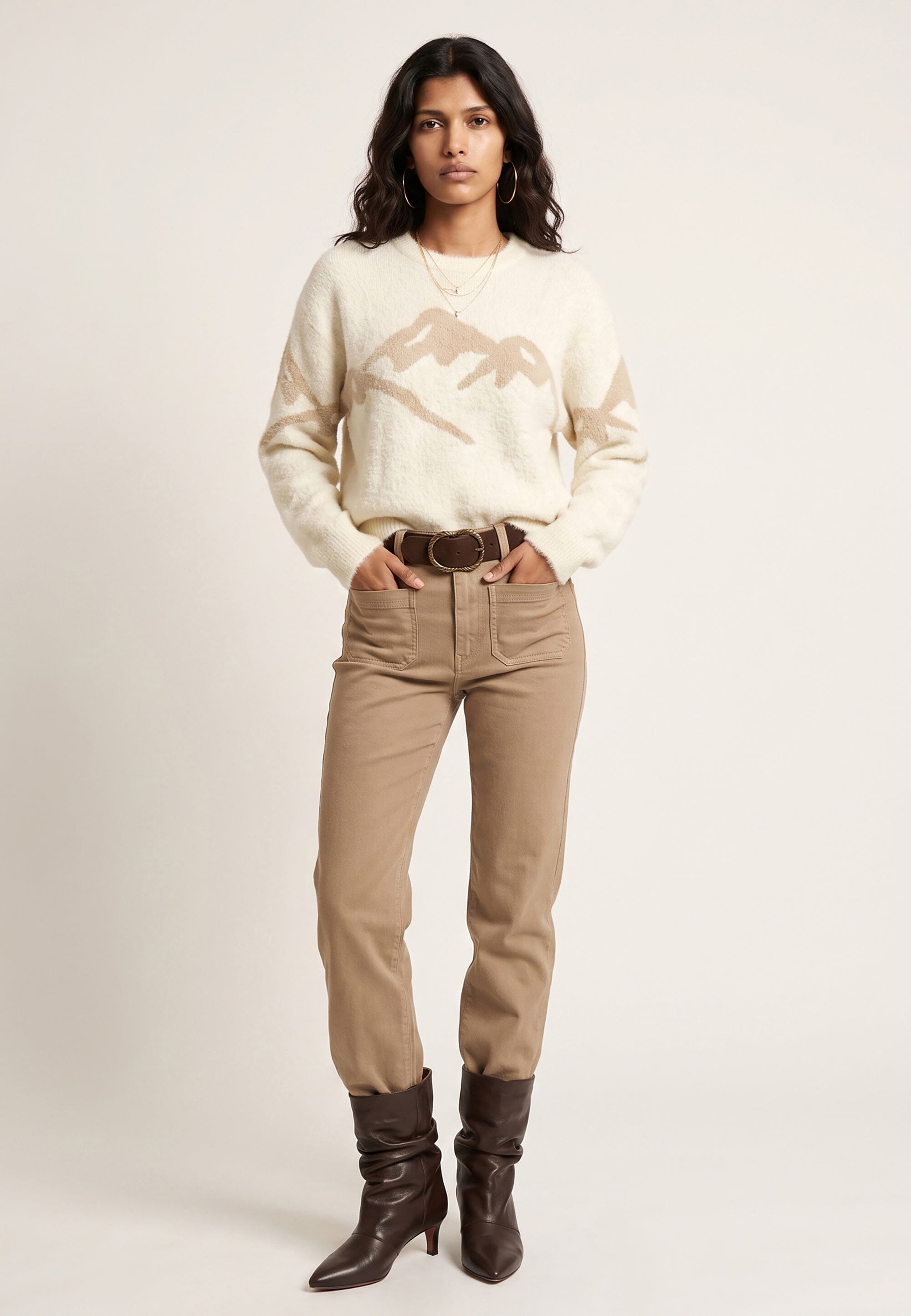 PULL FANTAISIE - BELEN - ECRU/BEIGE PULL NEW KOOKAI Mode Kookai