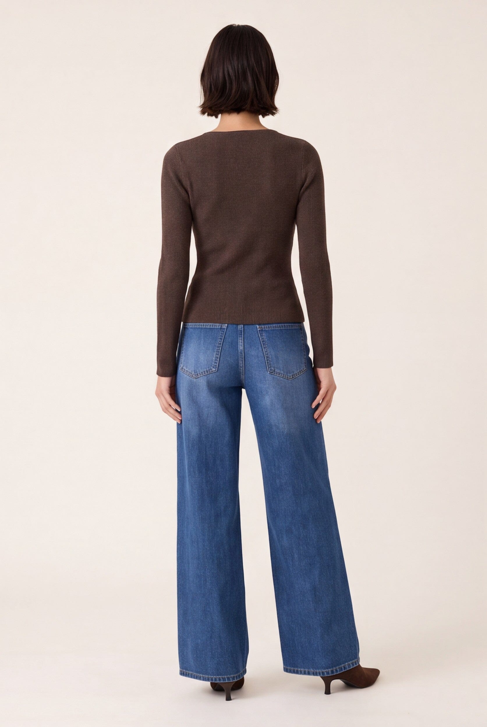 PULL FANTAISIE - DARYL - BROWN PULL NEW KOOKAI Mode Kookai