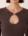 PULL FANTAISIE - DARYL - BROWN PULL NEW KOOKAI Mode Kookai