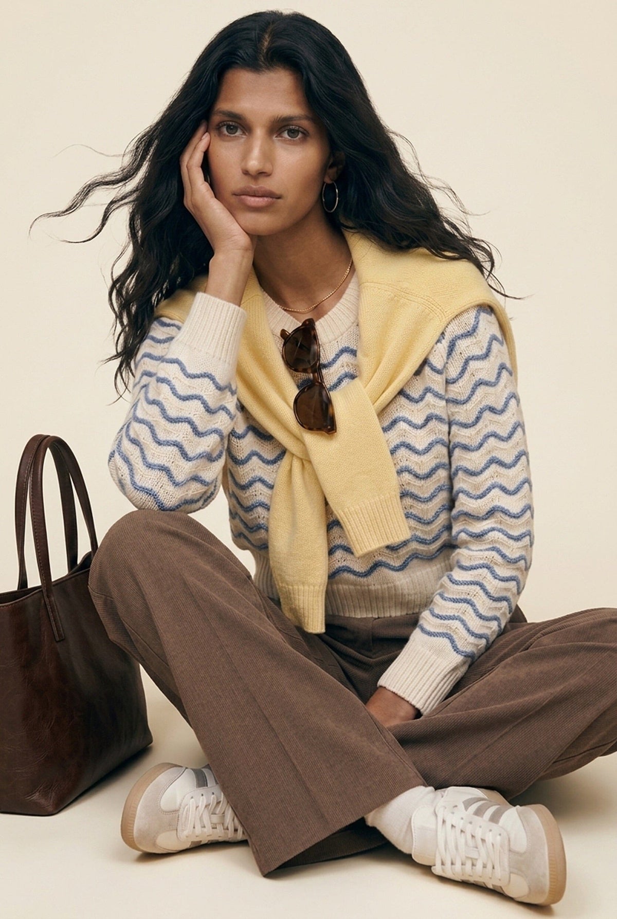 PULL FANTAISIE - DIANE - ECRU/MARINE PULL NEW KOOKAI Mode Kookai