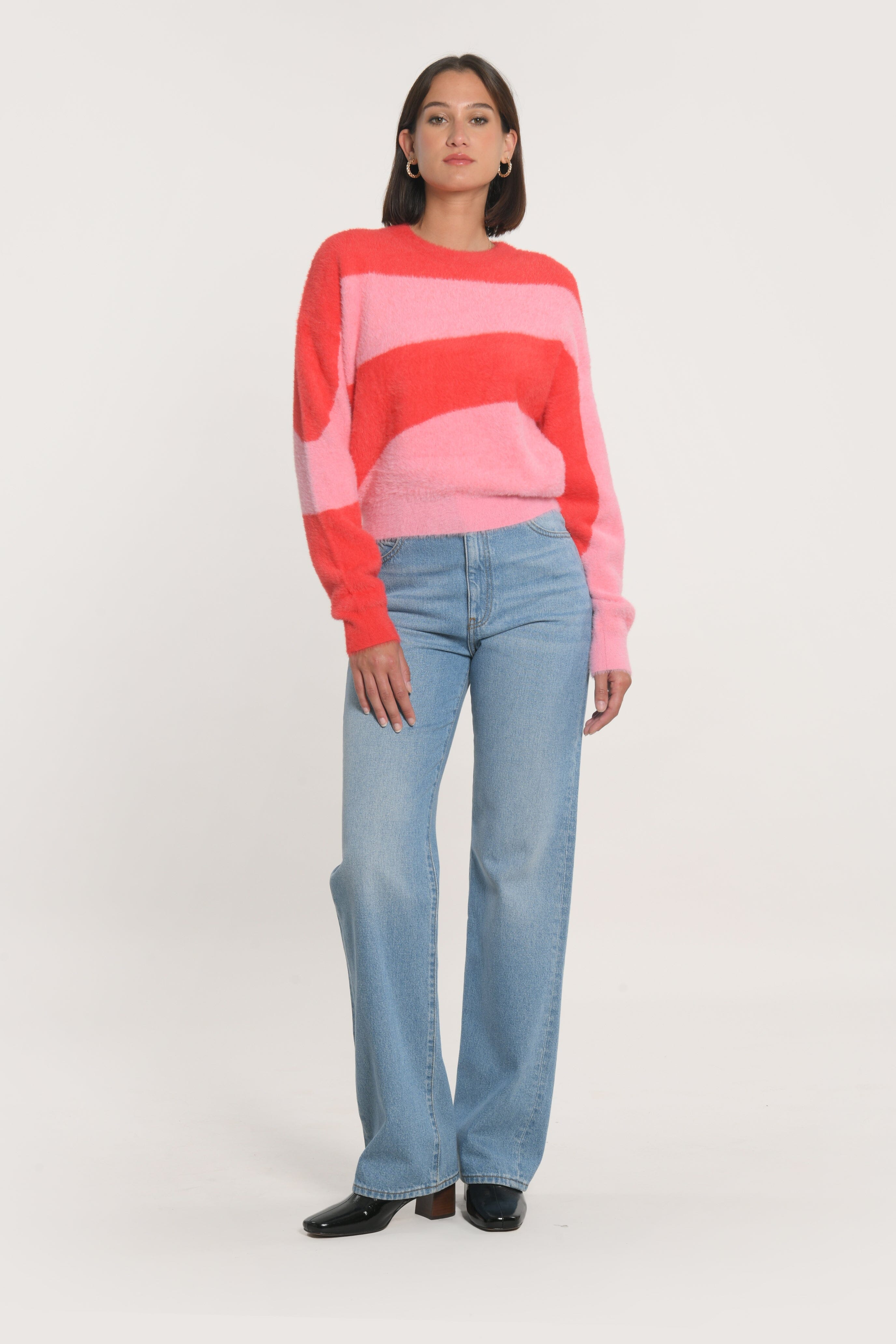 PULL GRAPHIQUE MYLO PINK / RAPTURE ROSE PULL KOOKAI Mode Kookai