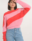 PULL GRAPHIQUE MYLO PINK / RAPTURE ROSE PULL KOOKAI Mode Kookai