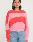 PULL GRAPHIQUE MYLO PINK / RAPTURE ROSE PULL KOOKAI Mode Kookai