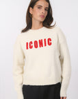 PULL - ICONIC - ECRU PULL NEW KOOKAI Mode Kookai