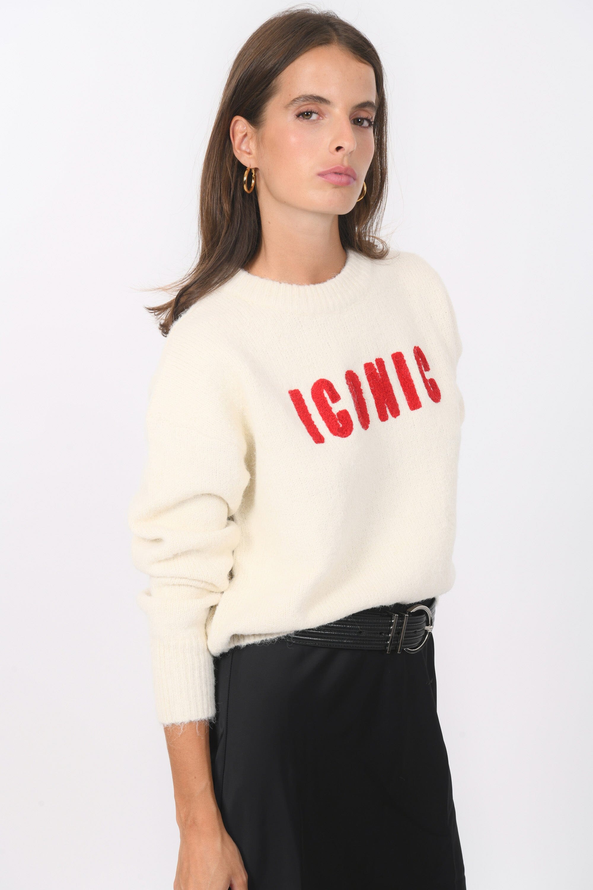 PULL - ICONIC - ECRU PULL NEW KOOKAI Mode Kookai