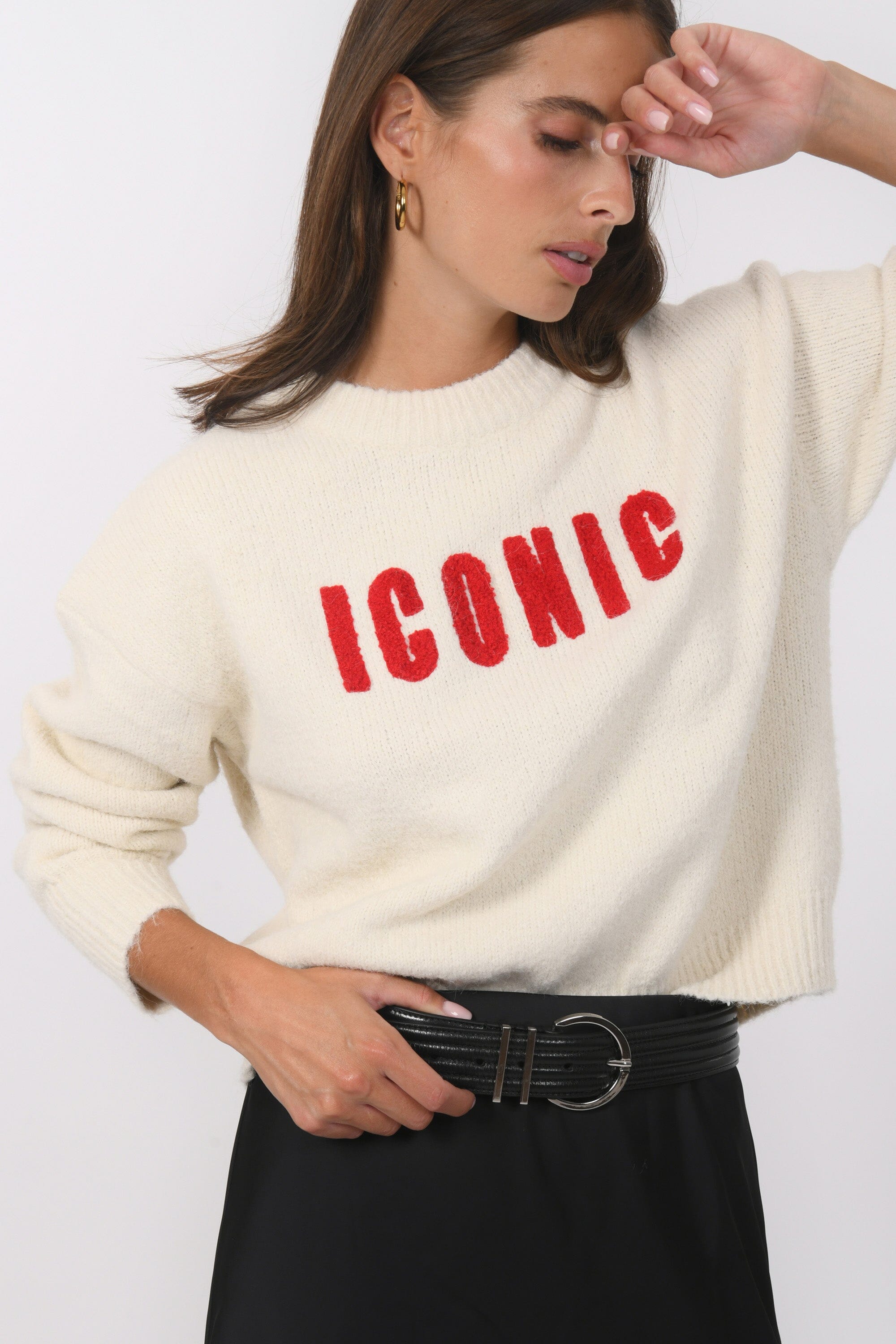 PULL - ICONIC - ECRU PULL NEW KOOKAI Mode Kookai