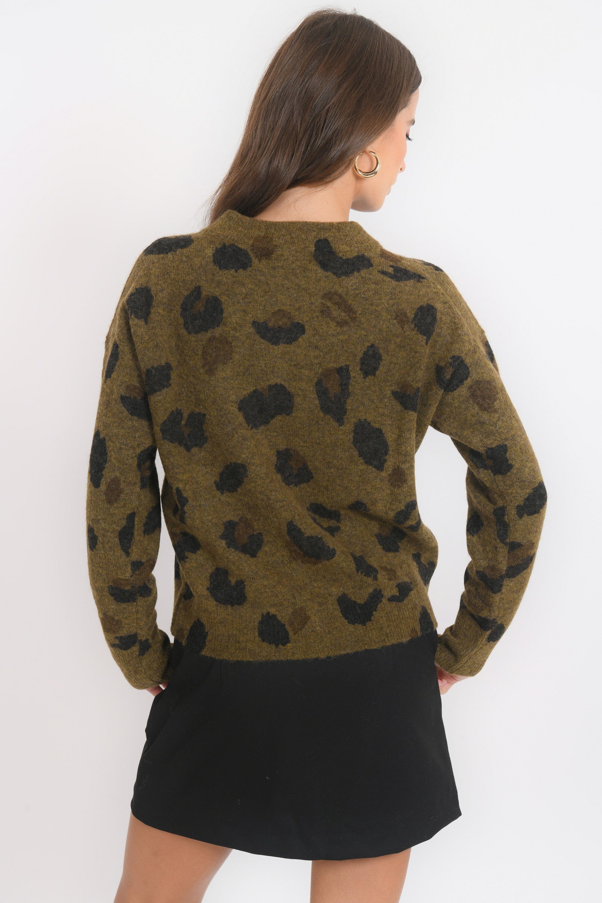 PULL IMPRIME - BROOK - KHAKI PULL NEW KOOKAI Mode Kookai