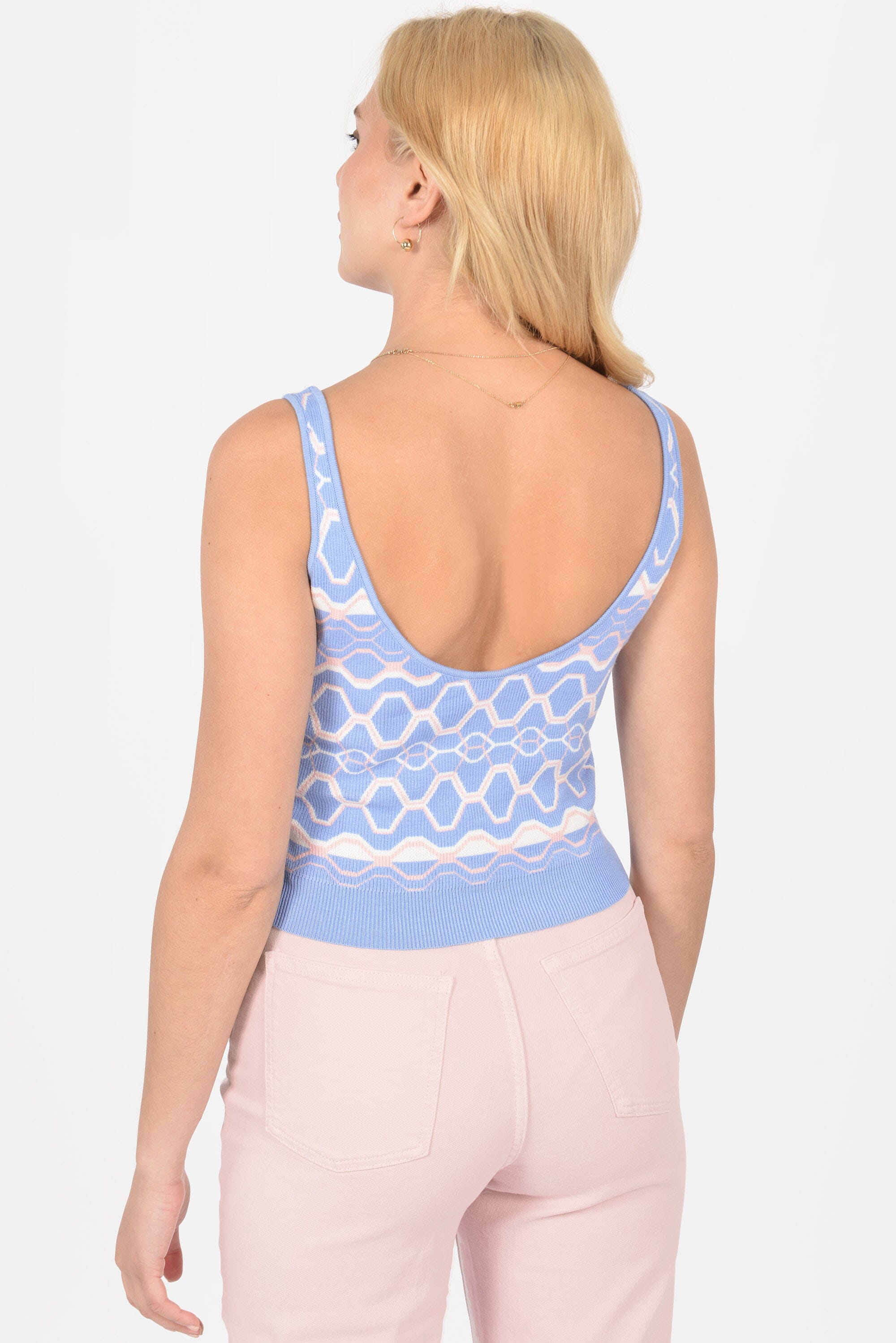 Pull Jacquard IZIA Bleu PULL KOOKAI Mode Kookai