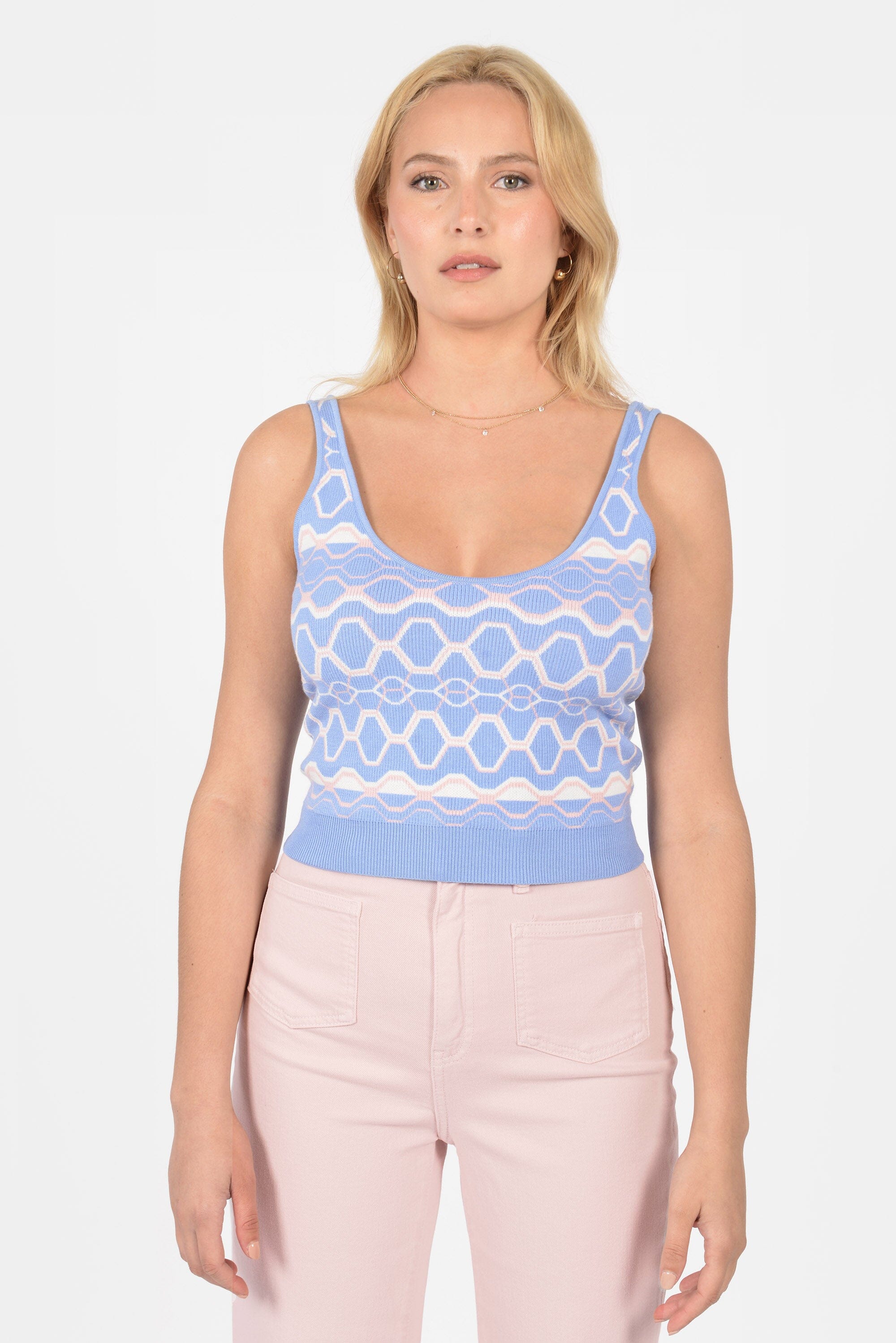 Pull Jacquard IZIA Bleu PULL KOOKAI Mode Kookai