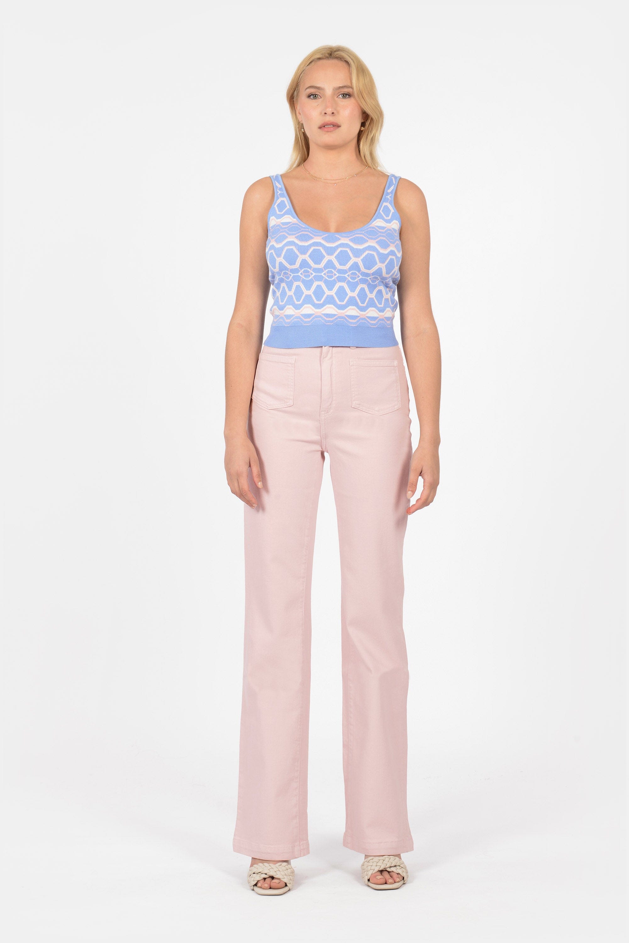 Pull Jacquard IZIA Bleu PULL KOOKAI Mode Kookai