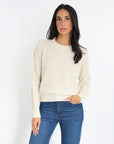 PULL LANA COL ROND ÉCRU PULL KOOKAI Mode Kookai