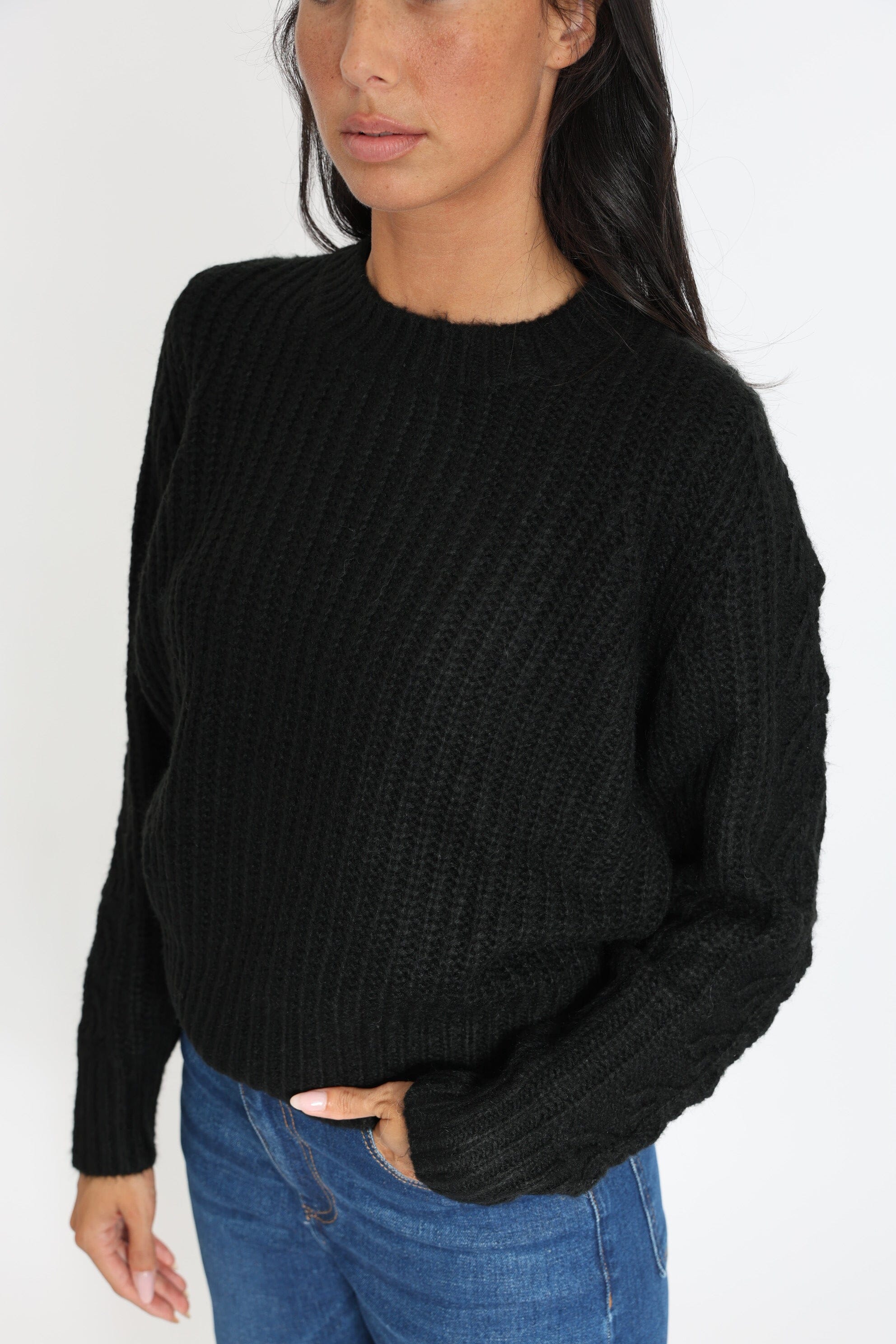 PULL LANA COL ROND NOIR PULL KOOKAI Mode Kookai